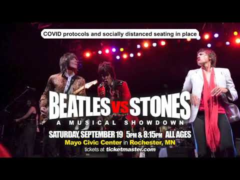 Beatles vs. Stones tribute show to perform two shows at Mayo Civic
