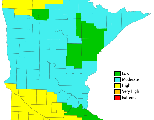 Burning restrictions lifted in Mower County