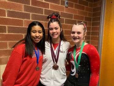 Austin Packers gymnastics team competes at Section 1A meet, three gymnasts headed to state individually