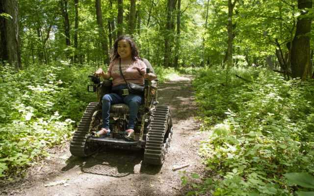 DNR introduces all-terrain track chairs to Minnesota state parks