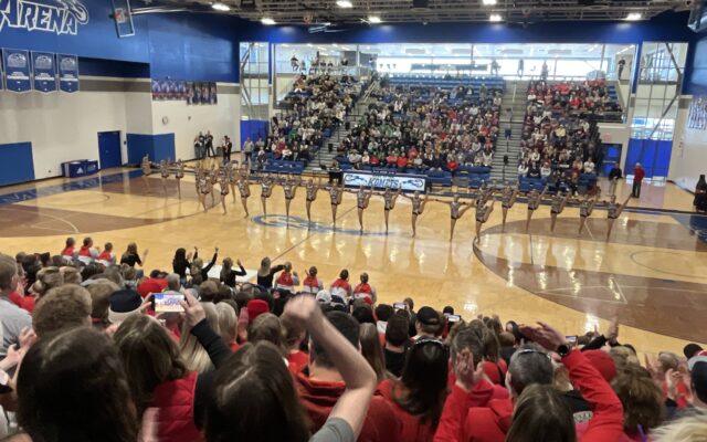 Austin Packers Dance Team competes in high-kick at State Class AA Dance Meet Saturday